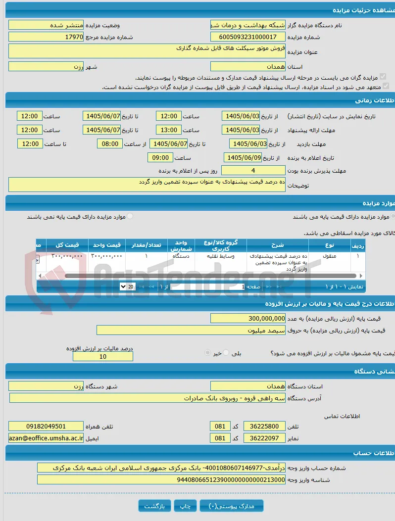 فروش موتور سیکلت های قابل شماره گذاری