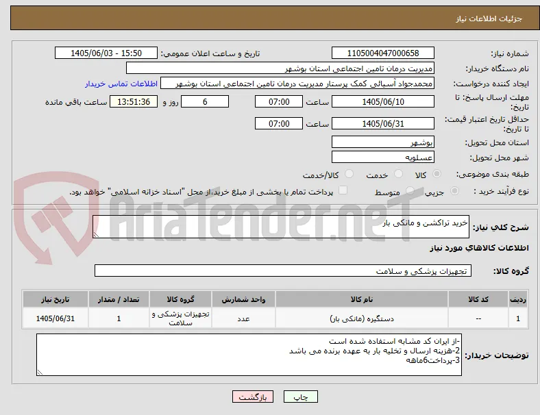 خرید تراکشن و مانکی بار