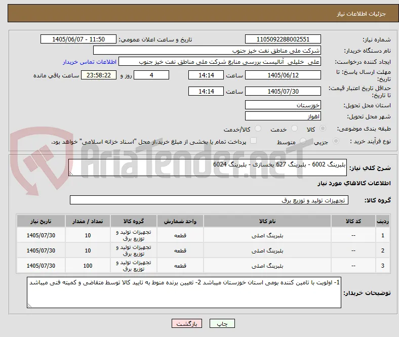 بلبرینگ 6002 - بلبرینگ 627 یخسازی - بلبرینگ 6024 