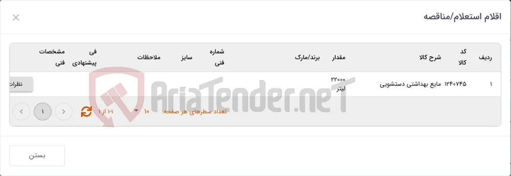 مایع دستشویی