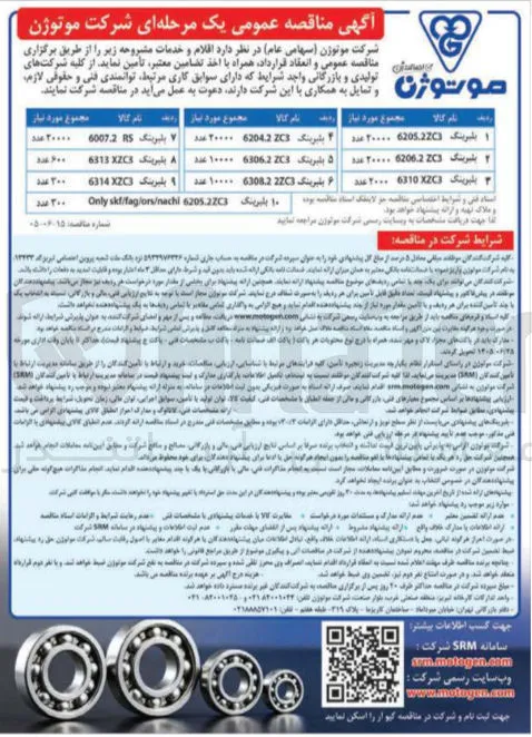 تأمین بلبرینگ 6308.2ZC3