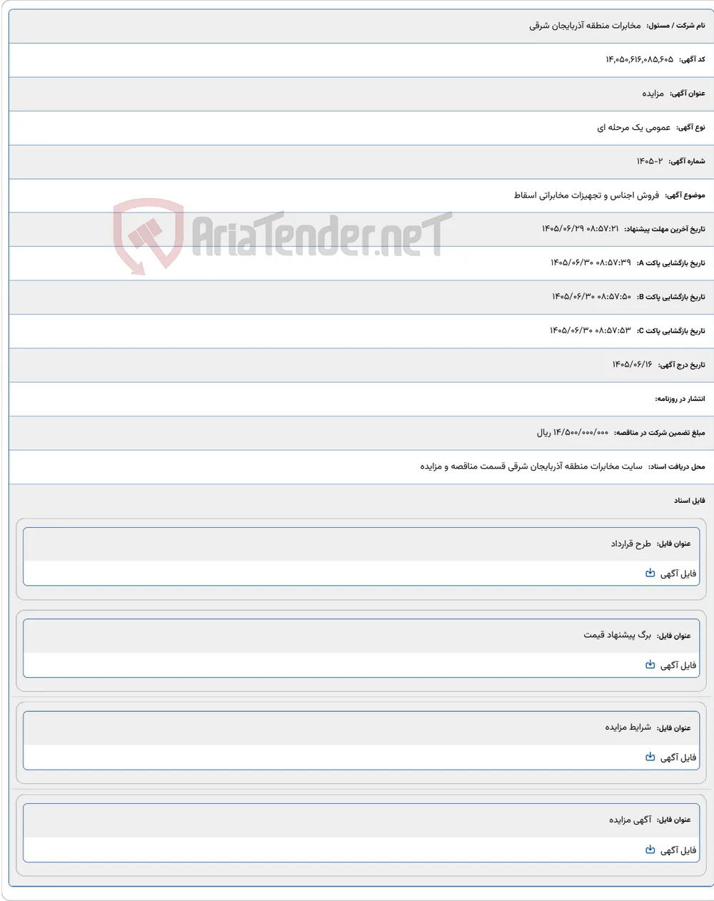 فروش اجناس و تجهیزات مخابراتی اسقاط