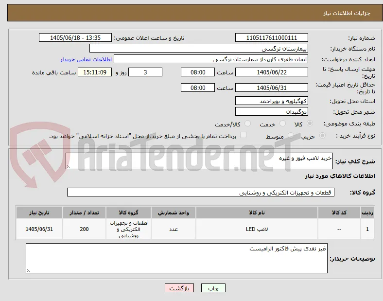 خرید لامپ فیوز و غیره 