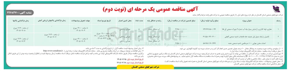 تکمیل و ارتقاء مدول اول تصفیه خانه فاضلاب ناحیه صنعتی اقچلی 