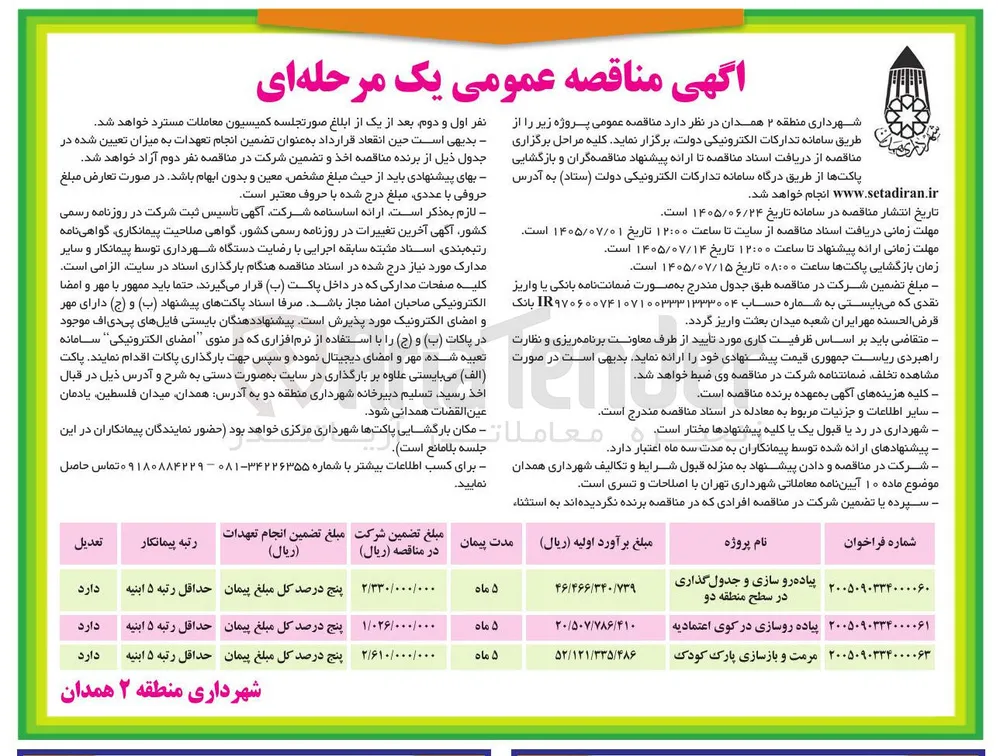 مرمت و بازسازی پارک کودک 