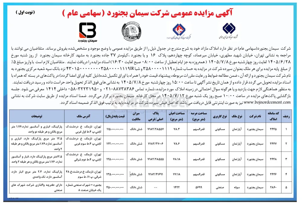 فروش املاک مازاد