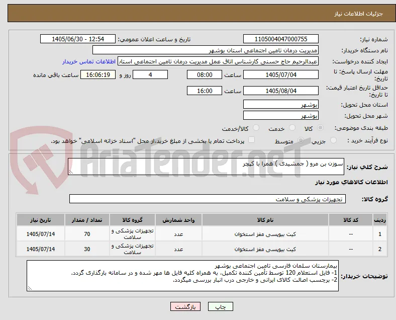 سوزن بن مرو ( جمشیدی ) همرا با کپچر