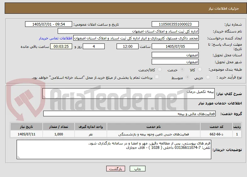بیمه تکمیل درمان