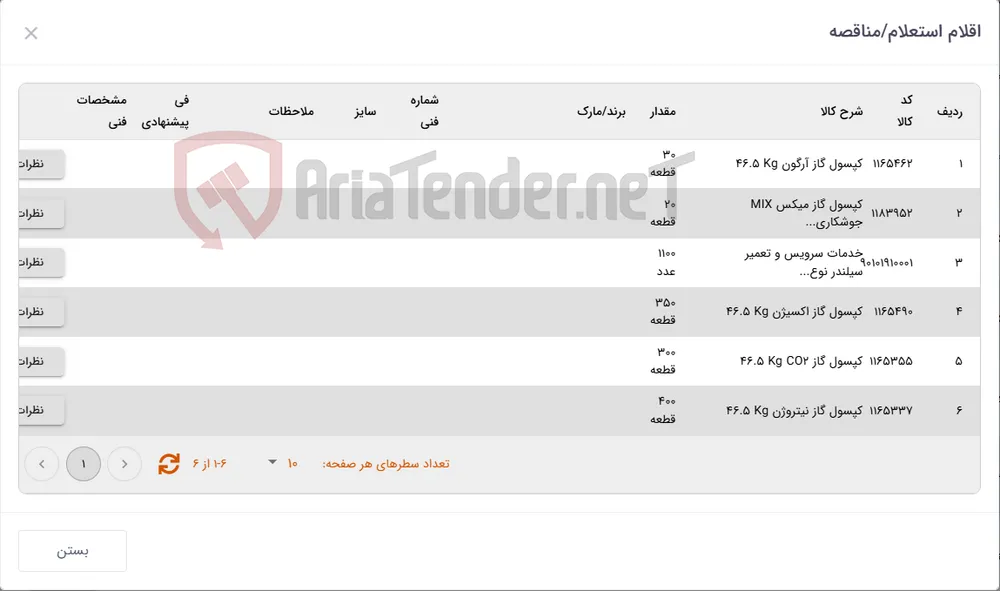 تعمیر و بازسازی سیلندر های گاز...