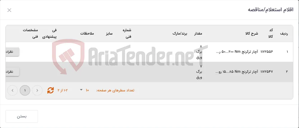 آجار ترکرنج