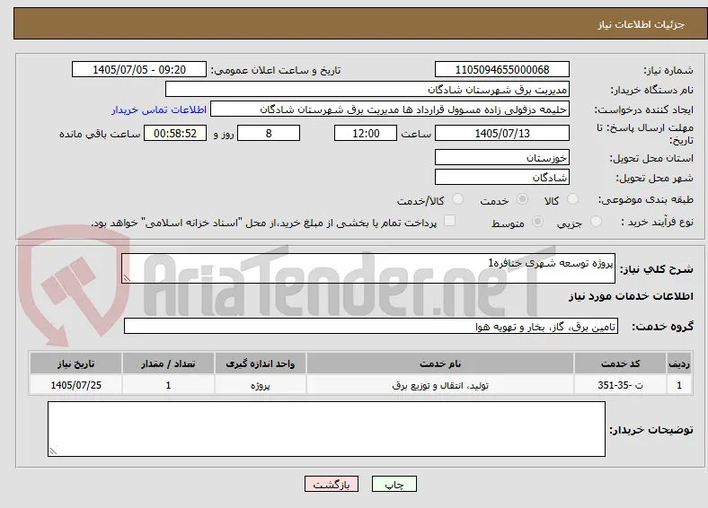 پروژه توسعه شهری خنافره1