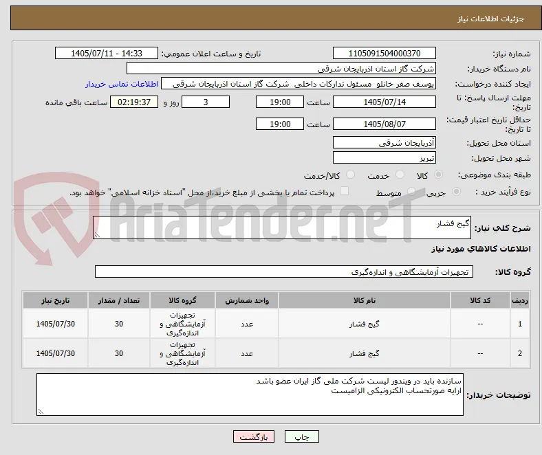 گیج فشار 
