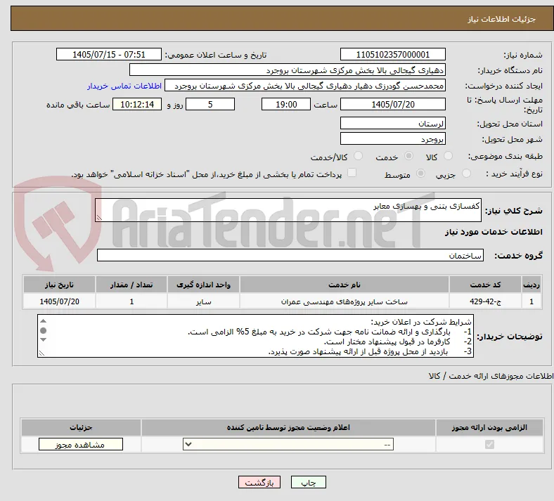 کفسازی بتنی و بهسازی معابر